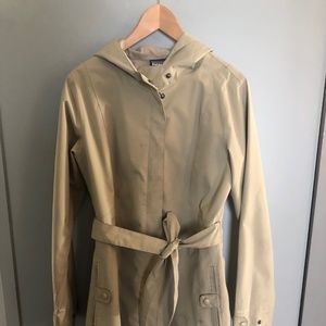 Patagonia rain trench coat